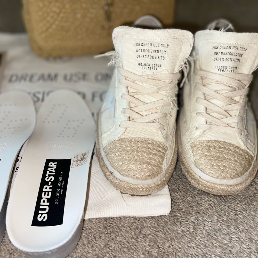 Golden Goose Canvas Low Top Sneakers US7/IT37